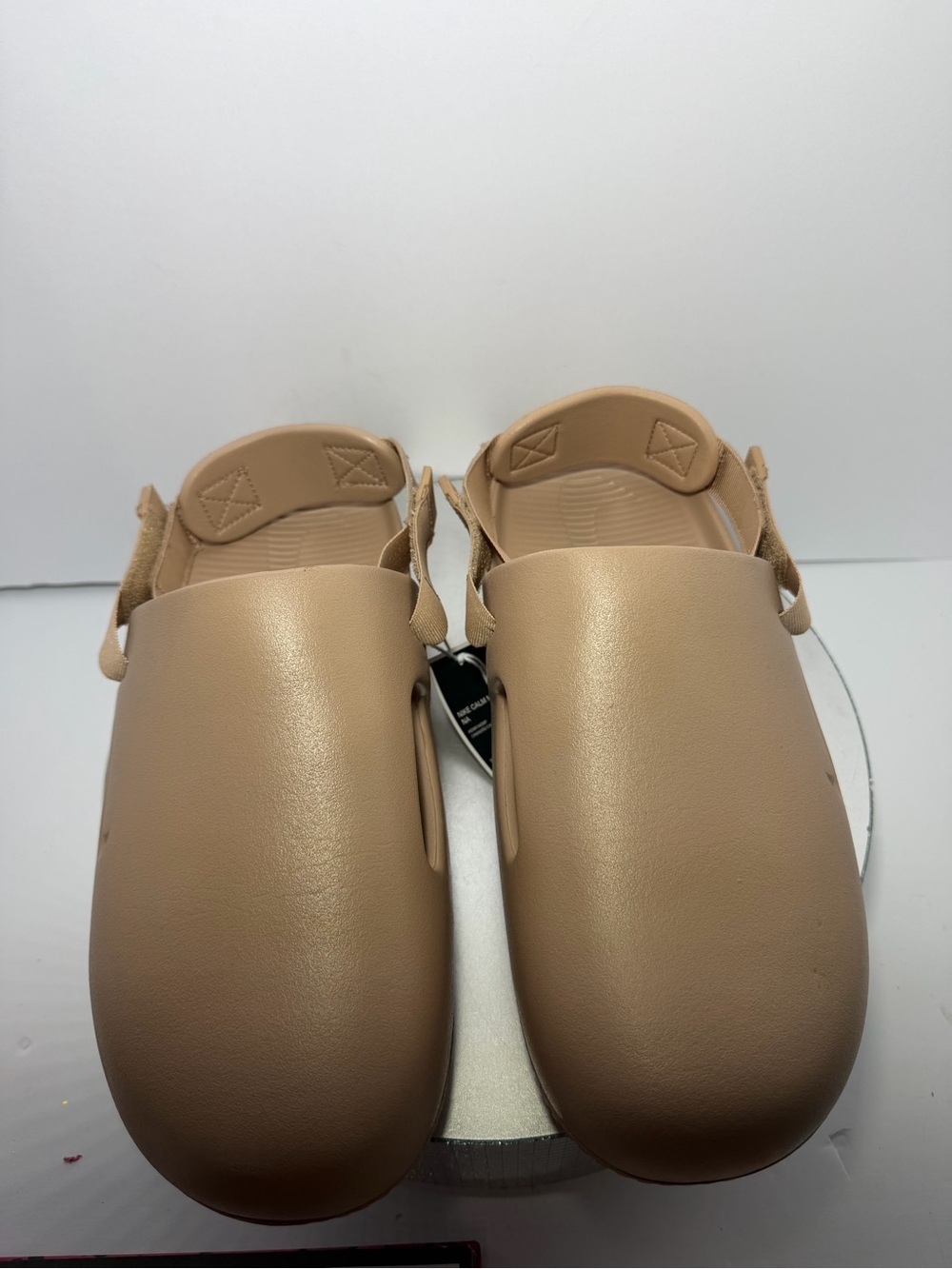Nike Women's Tan Slip-On Clog Mules size 12 or 13 women’s NWT